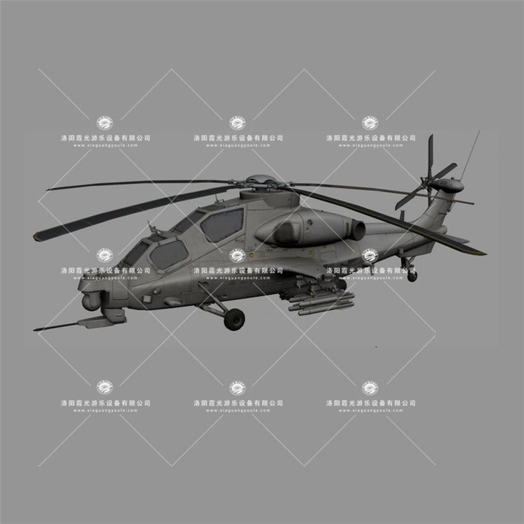 万秀武装直升机3D模型
